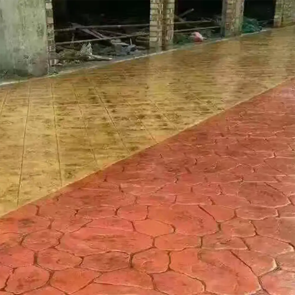 Ceramic particle non-slip pavement