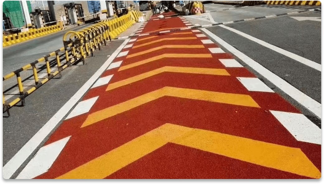 Ceramic particle non-slip pavement 02