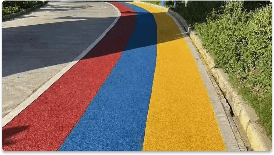 Ceramic particle non-slip pavement 04