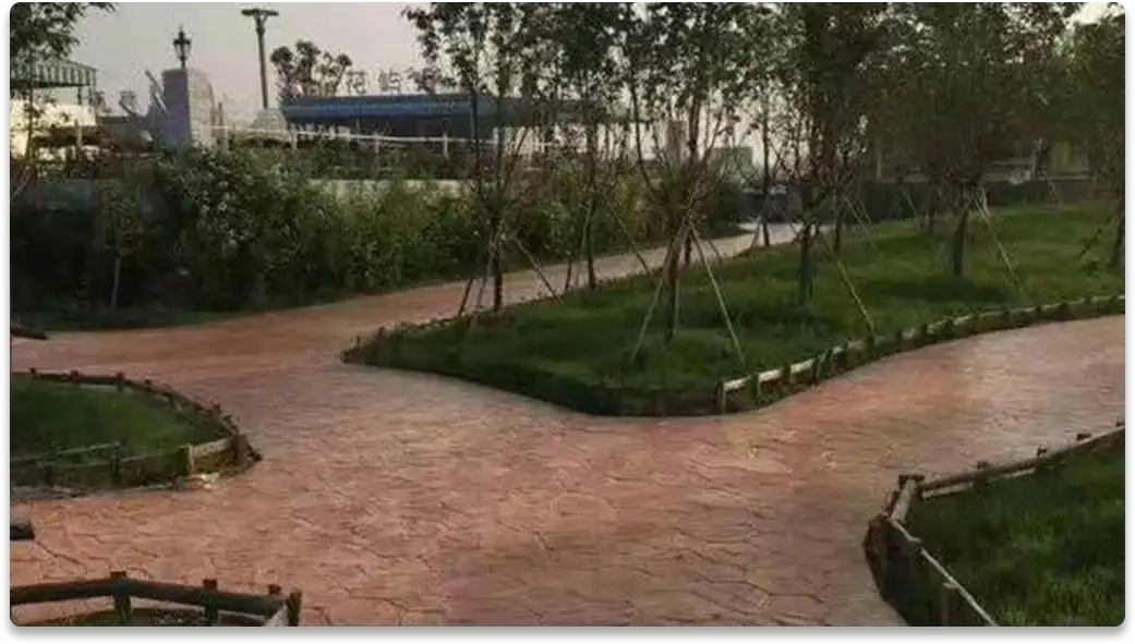 Ceramic particle non-slip pavement 05