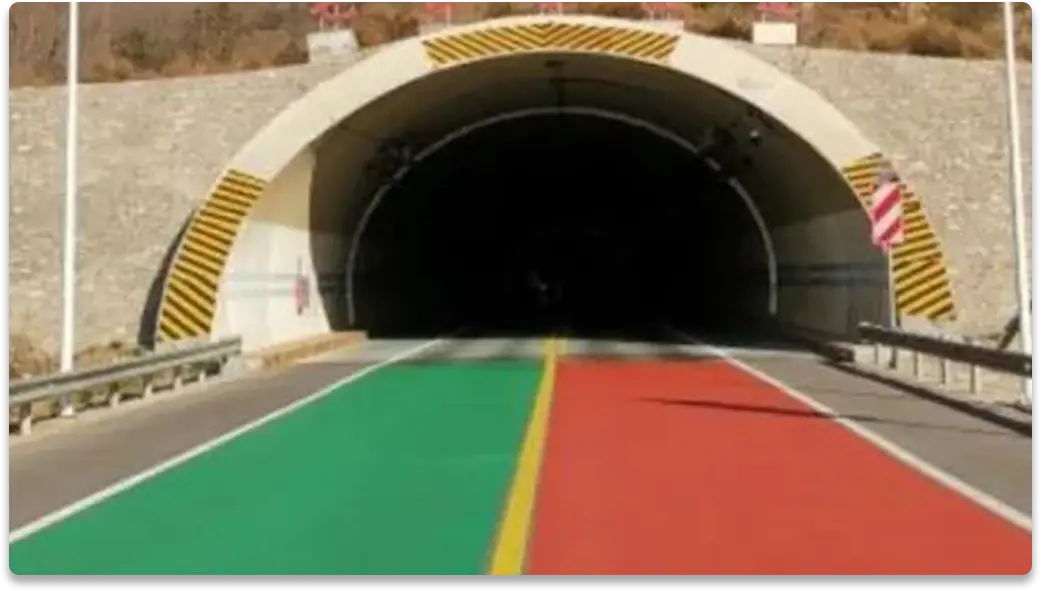 Colored non-slip pavement 01