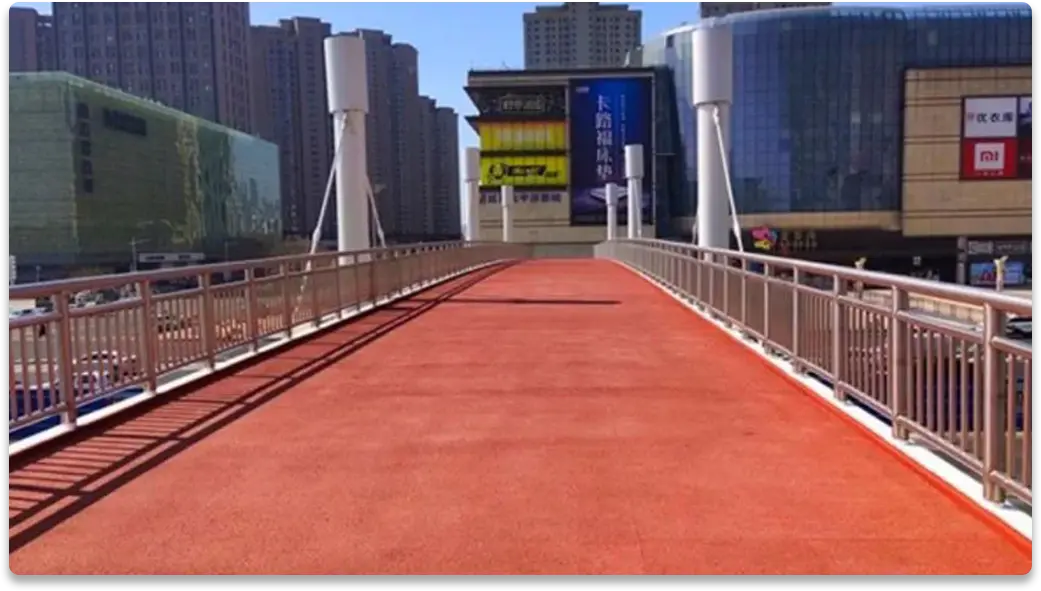 Colored non-slip pavement 02