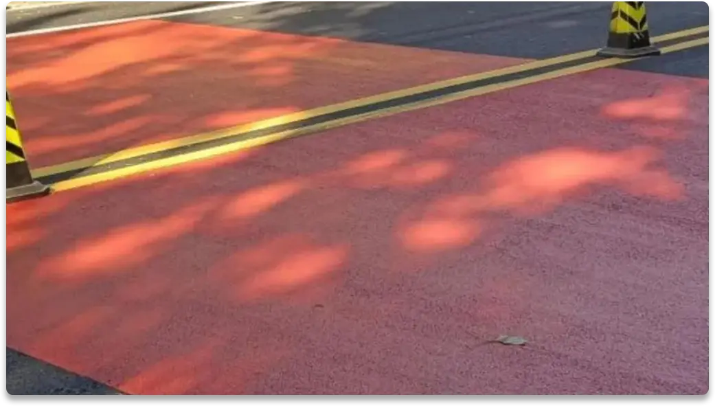 Colored non-slip pavement 03