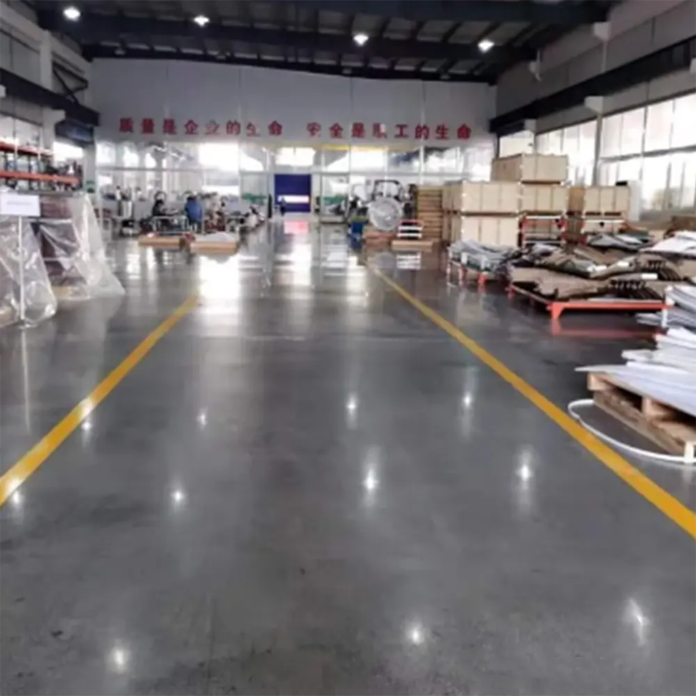 Concrete natural toughened floor