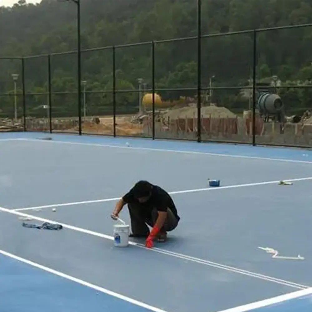 Elastic acrylic runway