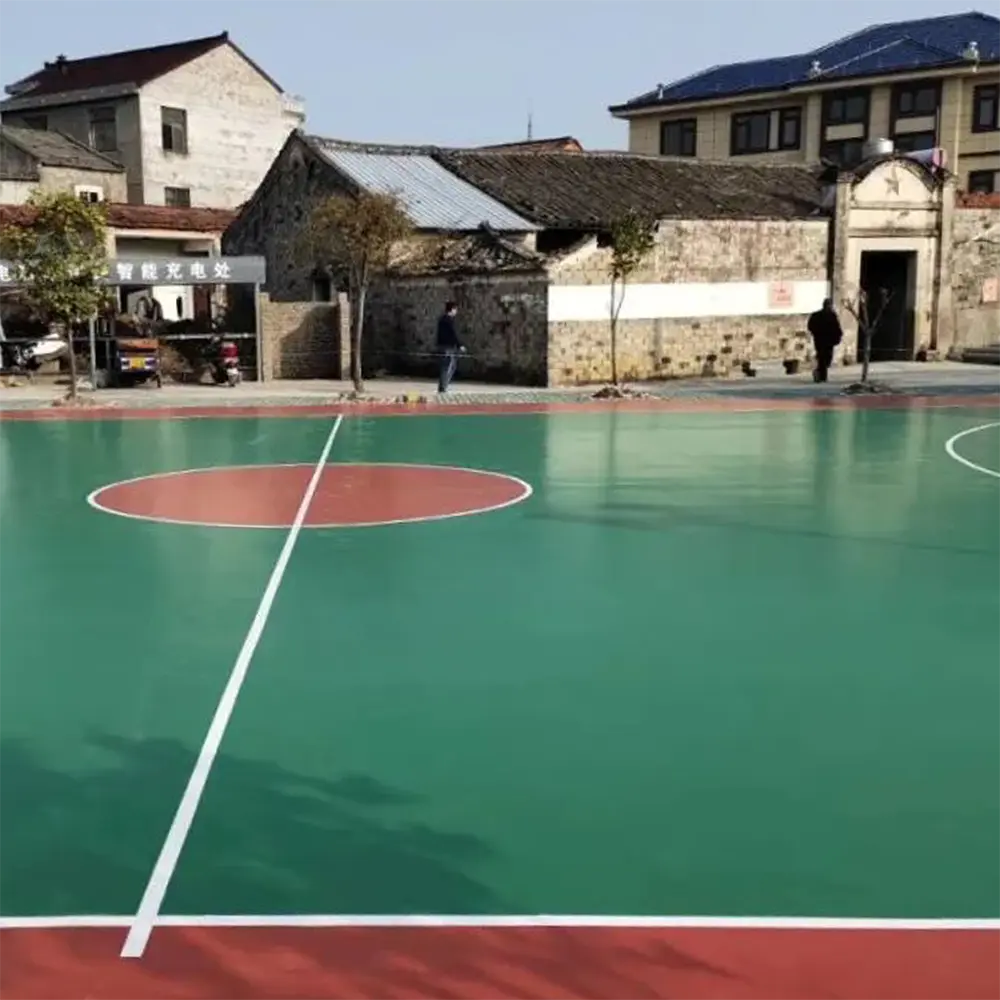 Environmentally friendly polyurethane plastic runway