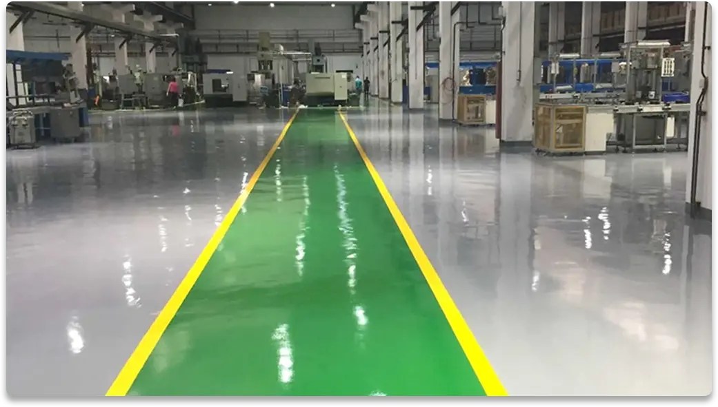 Epoxy free-flowing flat paint 02