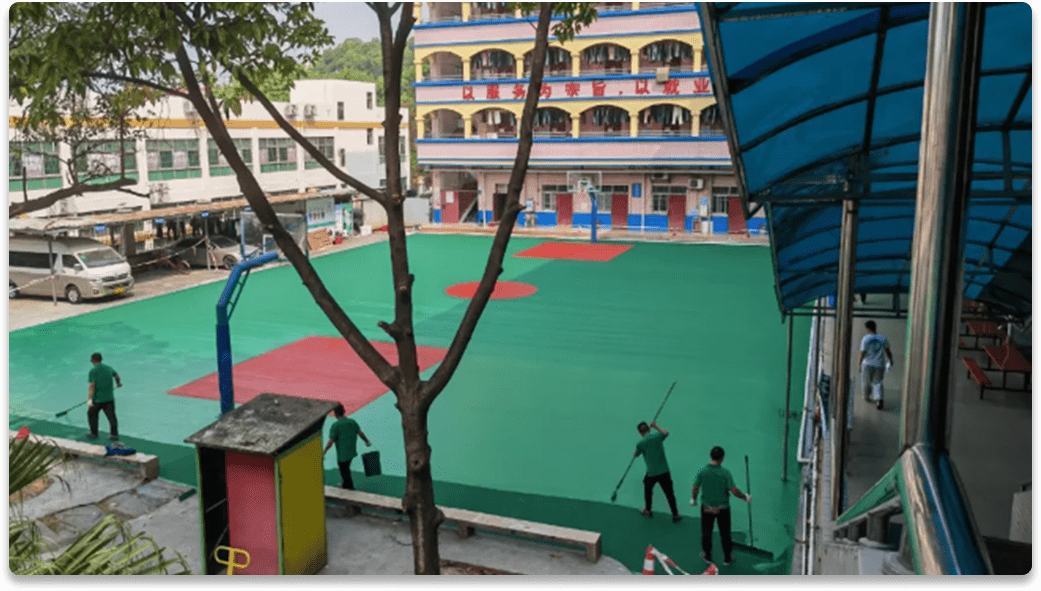 Hard acrylic court 04