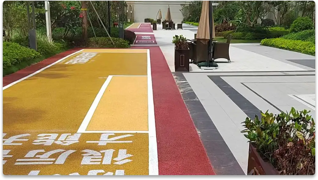 Pervious concrete pavement 04