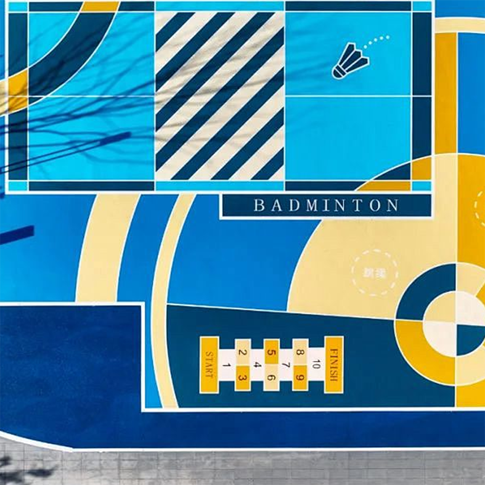 Plastic cement (race) track